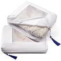 2 Pcs Sweater Storage Bags Garment Moth Protection Pouch Cotton