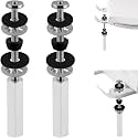 2 Pcs Universal Toilet Seat Bolt, 3-Inch All-Metal Toilet Screw Replacement