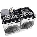 2 PCS Washer Dryer Topper, 26'' x 26'' Washer and Dryer Covers for The Top, Non Slip Quick Drying Silicone Rubber Protective Mat for Home Kitchen Laundry Room