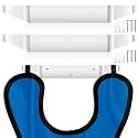 2 Pcs X-Ray Apron Hanger, 15 x 2 Inch Wall Mount Lead Apron Rack
