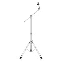 2-piece Boom cymbal stand, adjustable cymbal stand suitable for drum hardware percussion instrument stand gear set drum hardware set, used for installing collision, riding, water cymbals, double support legs with rubber feet 