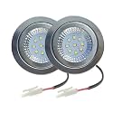 2-Piece DC 12V 220V 1.5W LED Kitchen Cooker Range Hood Light 55-60mm Smoke Exhauster Ventilator Lamp 20W Equivalent(220V AC White)