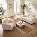 2 Piece Living Room Sofa Set Loveseat