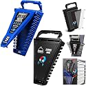 2-Piece Magnetic Wrench Organizer, 24-Slot Wrenches Holder Set with Lock Cover Metric 6–18mm &amp; SAE 1/4-3/4", Wrench Rack Tool Trays with Carrying Handle for Wall Mount Toolbox Drawer Storage