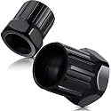2 Pieces Bike Cassette Lockring Tool Mountain Bike Cassette Removal Tool Bicycle Freewheel Remover Repair Lockring Tool for Bikes (Black)