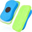 2 Pieces Chalkboard Eraser, Magnetic Chalkboard Clean Tool, Blue
