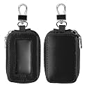 2 Pieces Leather Car Key Chain Case Holder Car Key Case Key Fob Protector Car Key Fob Cover Case