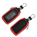 2 Pieces Leather Car Key Chain Case Holder Car Key Case Key Fob Protector Car Key Fob Cover Case