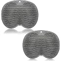 2 Pieces Shower Foot Scrubber Mat and Back Scrubber - Hands Free Wall Mounted Bath Massage Pad With Non Slip Suction Cups - Foot Cleaner for Men Women (Gray)