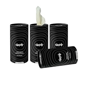 2 ply bamboo car tissue black 4 tubes x 80 pulls each 320 pulls cylindrical tissue roll for car cup holder travel office home use chemical free and 100 natural