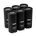 2 Ply Bamboo Car Tissue Black (6 Tubes X 80 Pulls Each) 480 Pulls Cylindrical Tissue Roll for Car Cup Holder Travel Office Home Use Chemical Free And 100% Natural | 6 Tubes