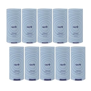 2 ply bamboo car tissue blue 10 tubes x 80 pulls each 800 pulls cylindrical tissue roll for car cup holder travel office home use chemical free natural bamboo tissues 
