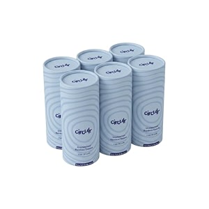 2 ply bamboo car tissue blue 6 tubes x 80 pulls each 480 pulls cylindrical tissue roll for car cup holder travel office home use chemical free natural bamboo tissues 