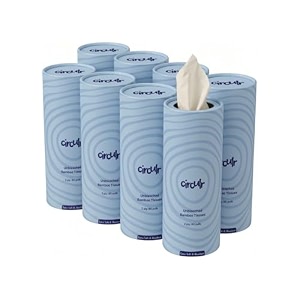 2 ply bamboo car tissue blue 8 tubes x 80 pulls each 640 pulls cylindrical tissue roll for car cup holder travel office home use chemical free natural bamboo tissues 