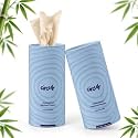 2 Ply Bamboo Car Tissue Blue (2 Tubes X 80 Pulls Each) 160 Pulls Cylindrical Tissue Roll for Car Cup Holder Travel Office Home Use Chemical Free Natural Bamboo Tissues |