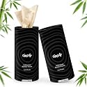 2 Ply Bamboo Car Tissue Tube Total 160 Pulls (2 Tubes X 80 Pulls) Tissue for Car Cup Holder Soft Absorbent Travel Use 100% Natural Bamboo Eco Friendly Chemical Free