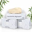 2 ply Facial Tissues 300 Tissues (100 Tissue X 3 Pack) Eco Friendly Tissue Paper for Home Made from 100% Natural Bamboo Chemical Free Soft Absorbent Tissue Paper (Light Blue Box)