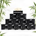 2 ply Facial Tissues Black (12 Boxes X 100 Tissues) 1200 Tissues Eco Friendly Tissue Paper for Home Made from 100% Natural Bamboo Chemical Free Soft Absorbent Tissue Paper | 12 Boxes