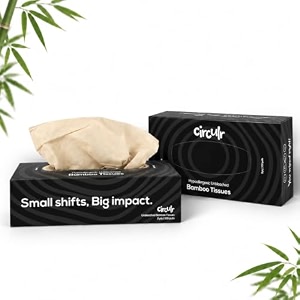 2 ply facial tissues black 2 boxes x 100 tissues 200 tissues eco friendly tissue paper for home made from 100 natural bamboo chemical free soft absorbent tissue paper  2 boxes