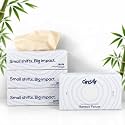2 Ply Facial Tissues Blue (4 Boxes X 100 Sheets) 400 Sheets Eco Friendly Tissue Paper for Home Made from 100% Natural Bamboo Chemical Free Soft Absorbent Tissue Paper |
