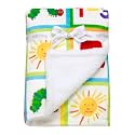 2 Ply Plush Baby Blanket, Reversible World of Eric Carle The Very Hungry Caterpillar Print (Multi-Colored, 30 in. x 40 in.)