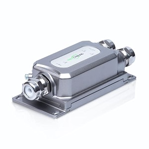 fastcabling 90w outdoor poe extender 2 port industrial grade repeat 328ft poe for mesh high power ptz cameras ip67 waterproof complete metal design