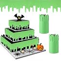 2 Roll Halloween Green Slime Decorations Ghost Theme Cake Decor