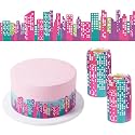 2 Roll Pink Spider Theme Cake Border Decor Topper, Spider,Colorful