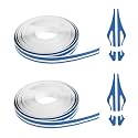 2 Rolls 32Ft Car Pinstriping Tape, Vinyl Pin Stripe Decal (Blue)