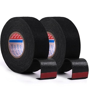 2 Rolls Black Wire Harness Cloth Tape