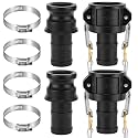 2 Set 1.5 Inch Camlock Fittings Type C&amp;E