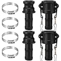 2 Set 1 Inch Camlock Fittings Type C&E