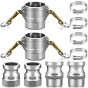 2 Set 2 Inch Camlock Fittings Type D&amp;F&amp;A
