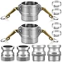 2 Set 3 Inch Camlock Fittings Type D&amp;F&amp;A