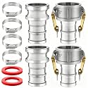 2 Set 3 Inch Camlock Fittings Type C&amp;E