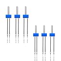 2 Set 3 Size Twin Needles for Sewing Machine, 6Pcs Twin Needle Double Twin Needle Pins Twin Stretch Needles for Household Sewing Machine,3 Sizes Mixed 2.0/90, 3.0/90, 4.0/90