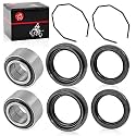 2 Set Front Rear Wheel Bearing Seal Compatible with Arctic Cat 250 300 375 400 500 1998-2004 0423-034 0402-275 0402-089 0402-069