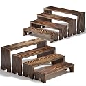 Wooden Tiered Riser Display Stands for Vendor Events, Farmhouse Decor, and Party Use