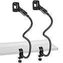 Flutesan 2 Sets Gooseneck Mic Stand 13 in Flexible Desktop with Desk Clamp