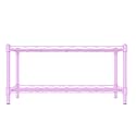 2-Shelves Heavy Duty Steel Storage Rack 