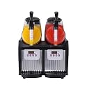 2 Tank Electric Automatic Slush Make Machine Soft Ice Slush Sand Ice Tea Juice Making Machine 2.5L*2 for Beginners DIY