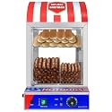 Hot Dog Steamer 2-Tier Hot Dog Steamer Machine with Bun Warmer 27 L/24.52 QT Electric Steamer with Adjustable Temperature