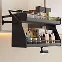 2 Tier Pull Down Shelf Pull Down Cabinet Organizer Features a Removable Washable Non-Slip Mat and Ample Storage Capacity Ideal for Kitchens and Bathrooms 750x250x440mm/30x9.8x17.3in