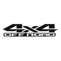 2 x Black 4x4 Off Road Bedside Vinyl Decals Fits New Dodge Ram 1500 2500 3500 Power Wagon
