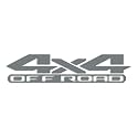 2 x Grey 4x4 Off Road Bedside Vinyl Decals Fits New Dodge Ram 1500 2500 3500 Power Wagon