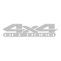 2 x Light Grey 4x4 Off Road Bedside Vinyl Decals Fits New Dodge Ram 1500 2500 3500 Power Wagon