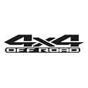 2 x Printed Carbon Fiber 4x4 Off Road Bedside Vinyl Decals Fits New Dodge Ram 1500 2500 3500 Power Wagon