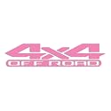 2 x Soft Pink 4x4 Off Road Bedside Vinyl Decals Fits New Dodge Ram 1500 2500 3500 Power Wagon
