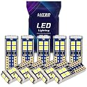 2 X Super Bright 2835 6-EX Chipsets Error Free 1.25 inches DE3175 DE3021 DE3022 3175 LED Bulbs Used For Dome light,Xenon White (Xenon White, 10pcs-194/168)