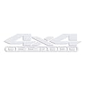 2 x White 4x4 Off Road Bedside Vinyl Decals Fits New Dodge Ram 1500 2500 3500 Power Wagon